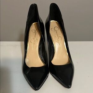 Black Patent Leather Heels